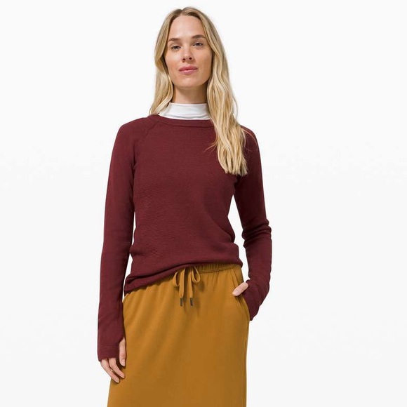 lululemon athletica Sweaters - Lululemon Sit In Lotus 100% Merino Wool Cozy Women’s Sweater